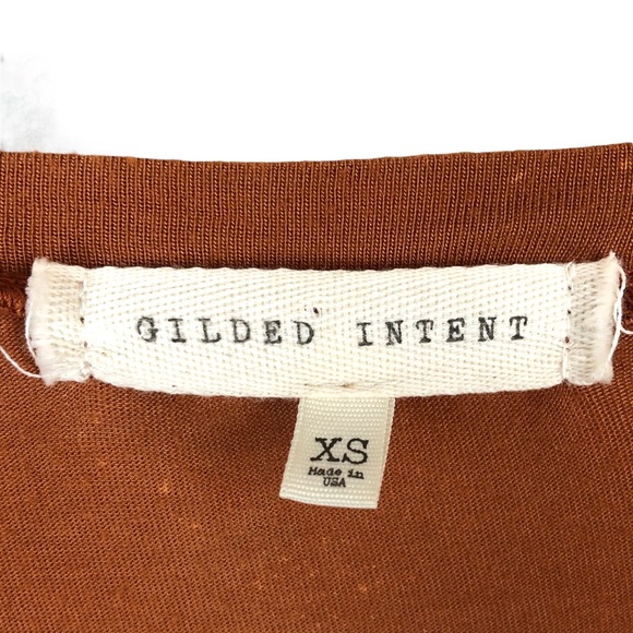 Buckle Gilded Intent Splattered Bleach Dyed Split Short Sleeve Relaxed Shirt XS - Picture 6 of 8